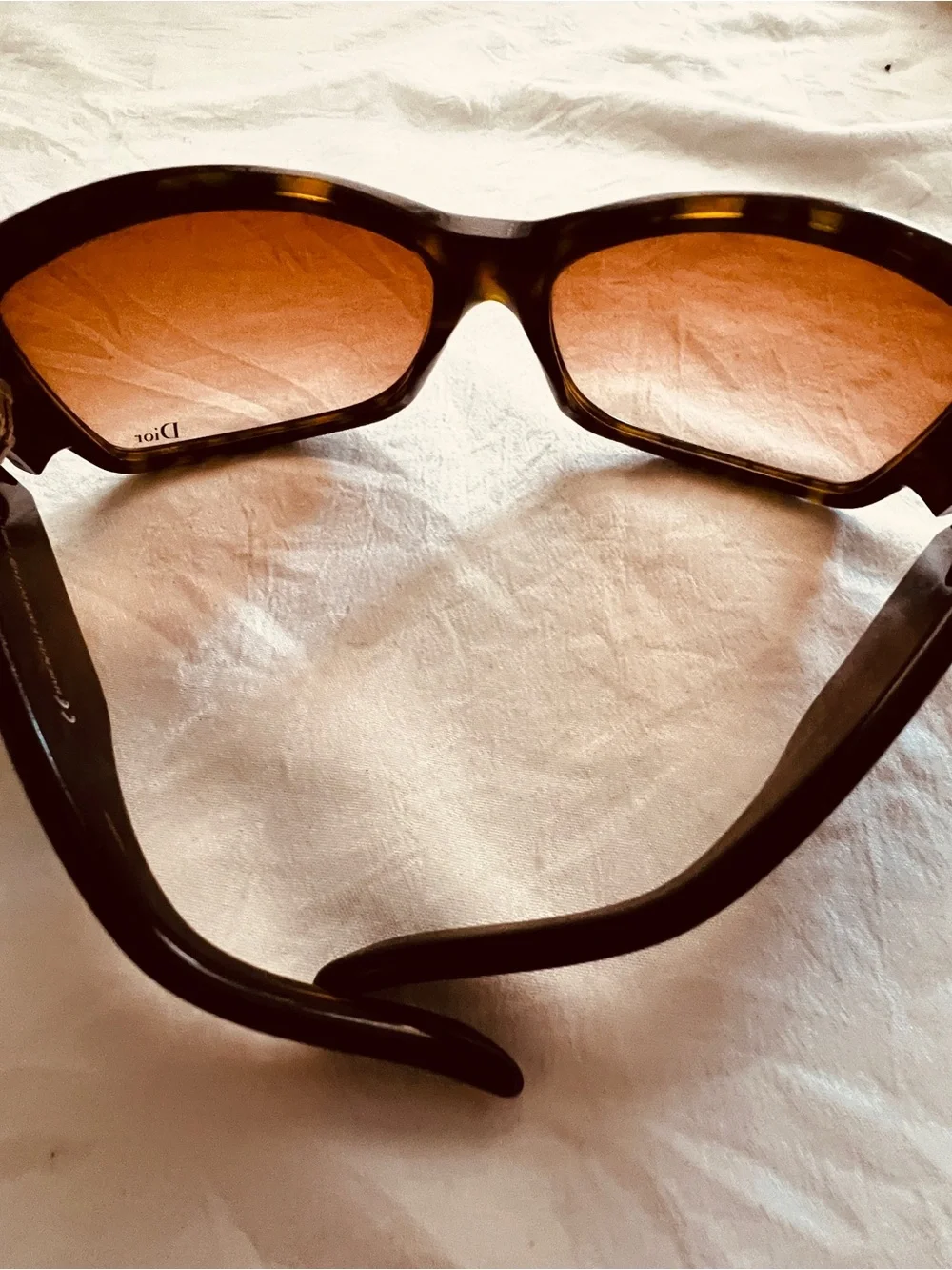 Dior Women's Tortoiseshell Frame Brown Lenses Sunglasses